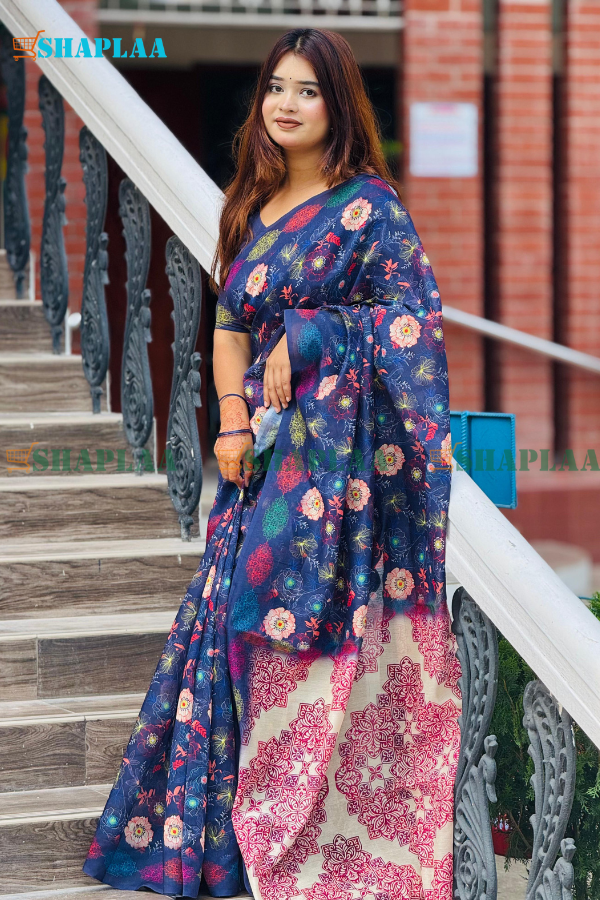 প্রিমিয়াম সফট সিল্ক শাড়ি।