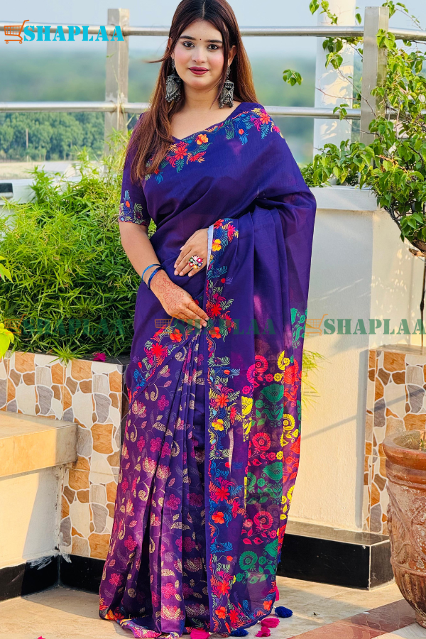 প্রিমিয়াম সফট সিল্ক শাড়ি।