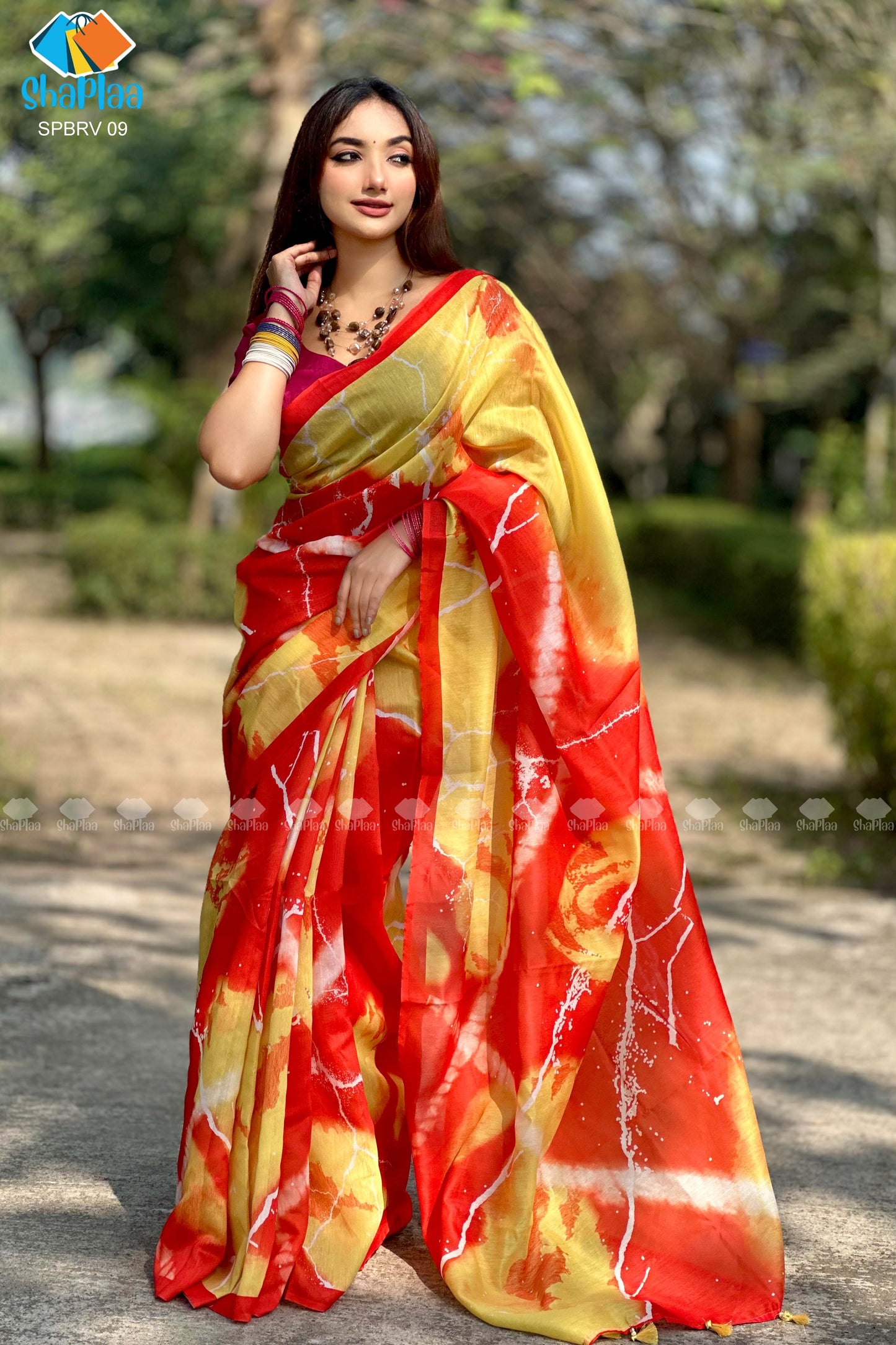 সফট সিল্ক ফাল্গুন ও ভালোবাসার শাড়ি