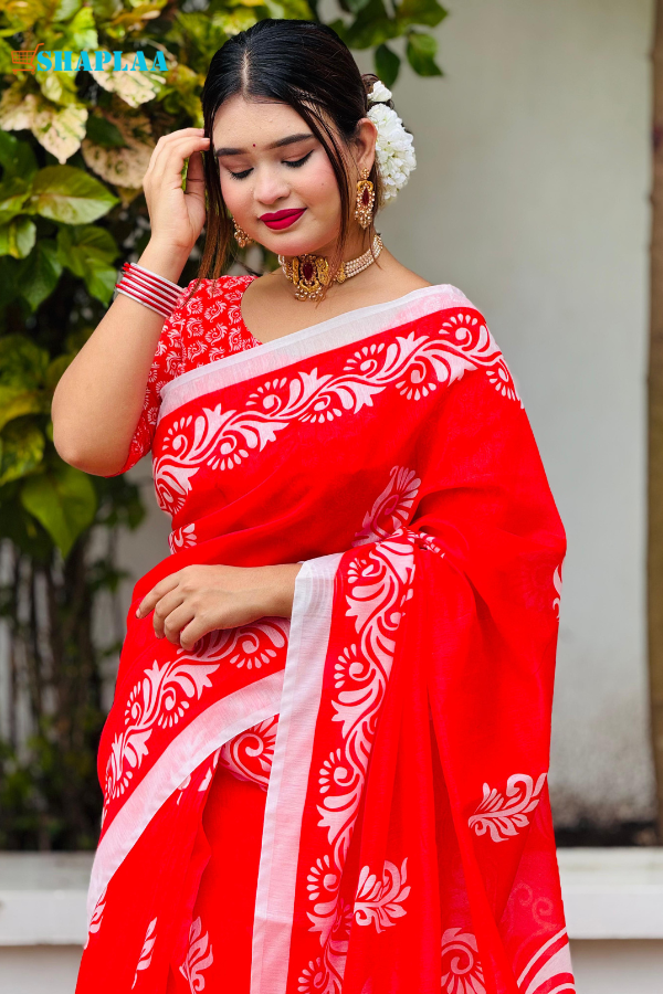 সফট সিল্ক দূর্গা পূজা কালেকশন।
