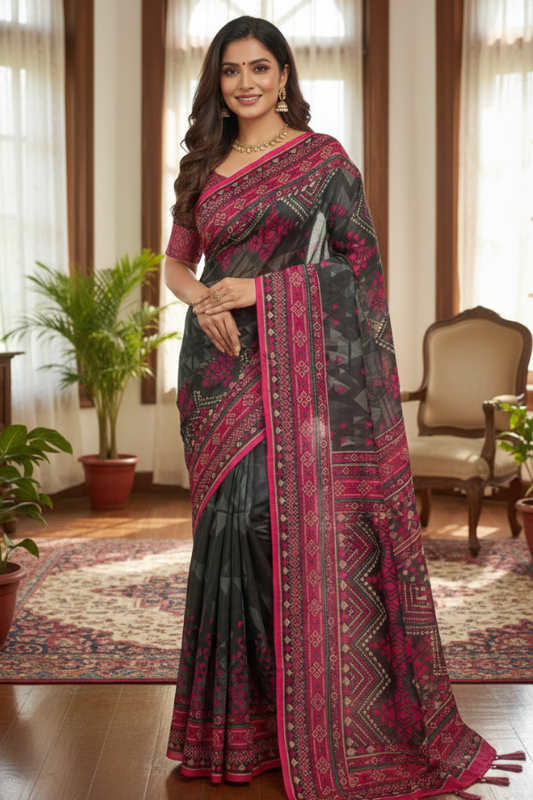 🌸অরিজিনাল সেমি মসলিন সিল্ক 🌸