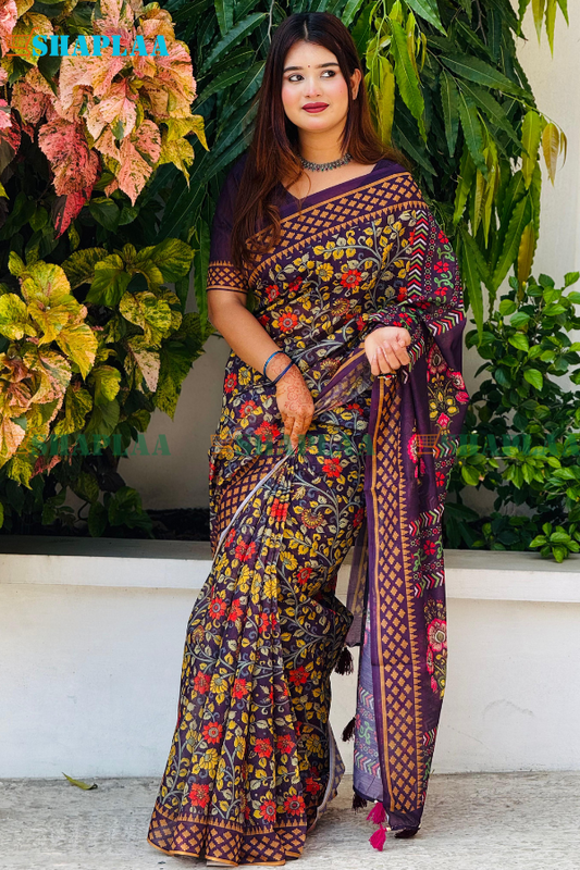 প্রিমিয়াম সফট সিল্ক শাড়ি।