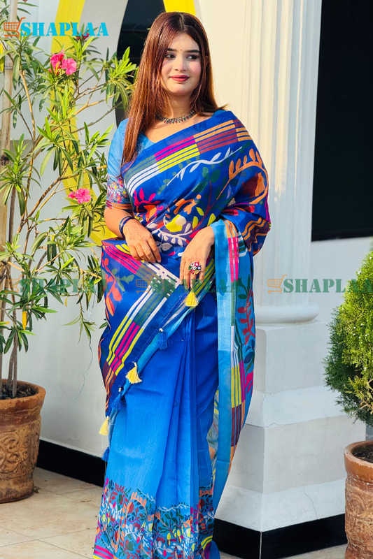 প্রিমিয়াম সফট সিল্ক শাড়ি।