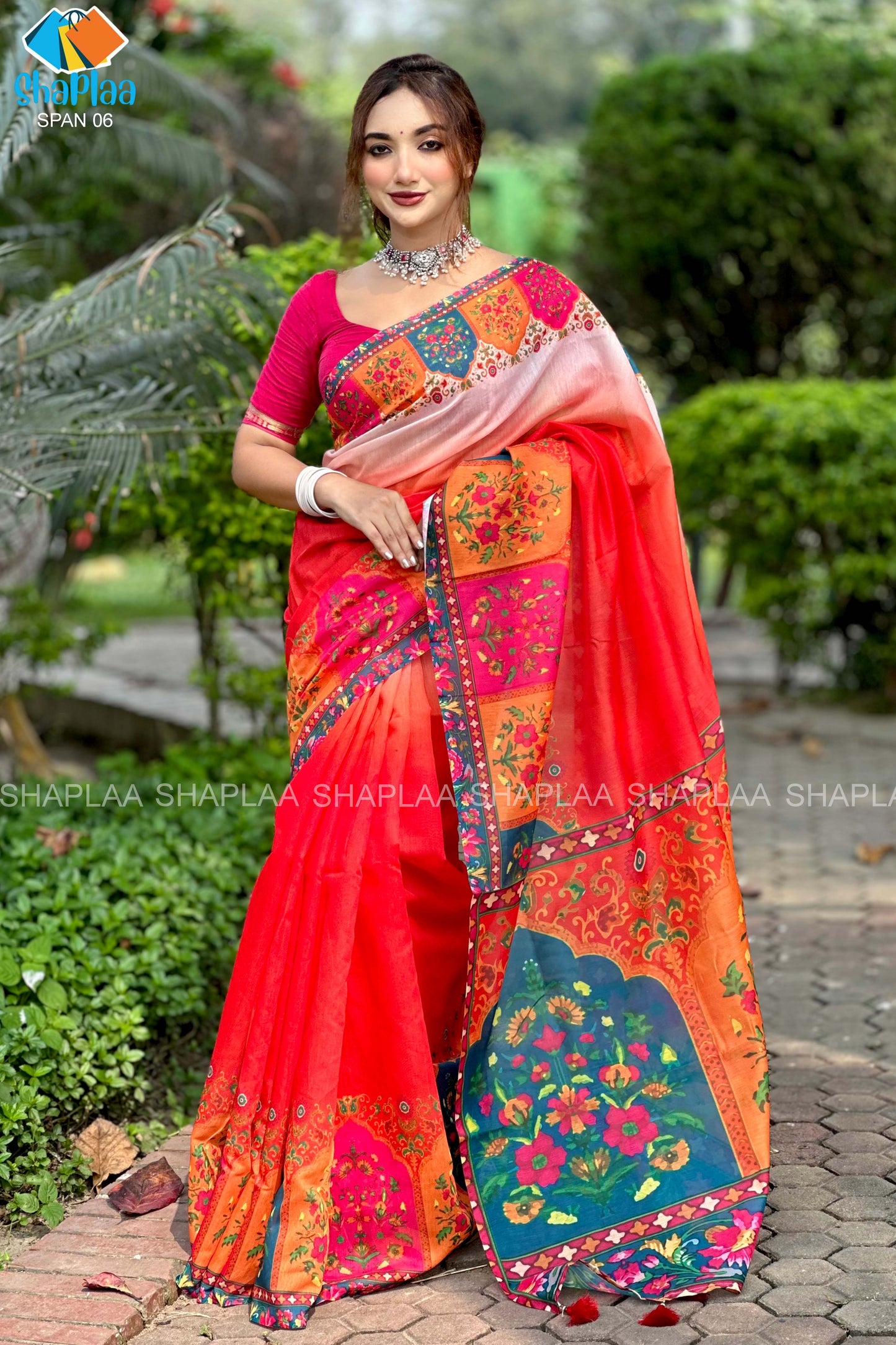 প্রিমিয়াম সফট সিল্ক শাড়ি।