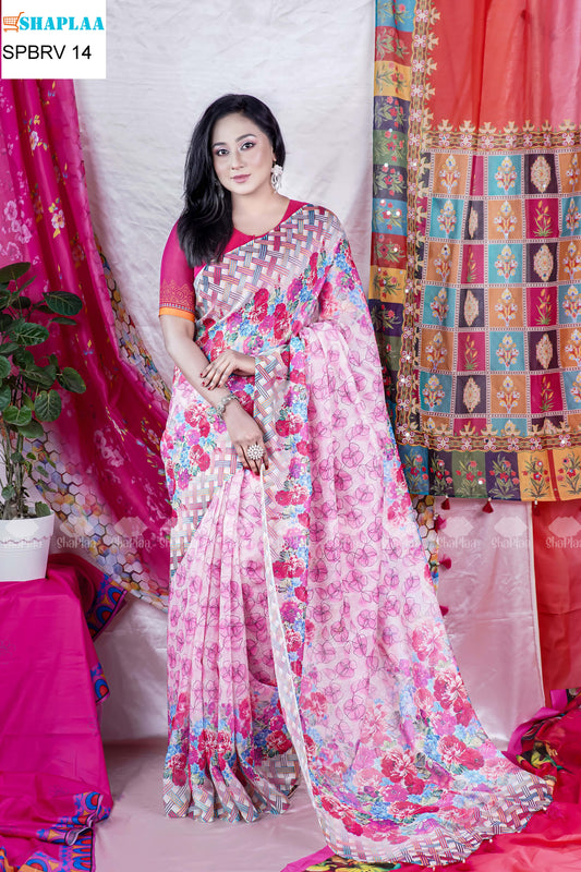 প্রিমিয়াম সফট সিল্ক শাড়ি।