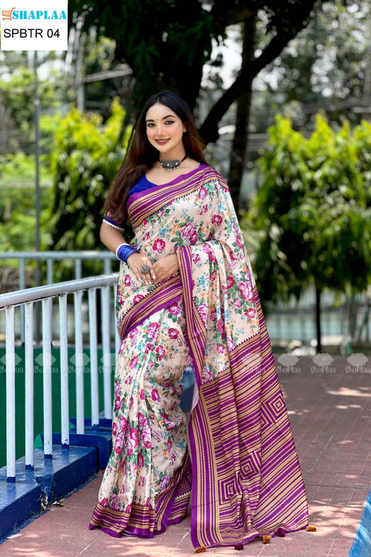 প্রিমিয়াম টর্পেডো সিল্ক শাড়ি।